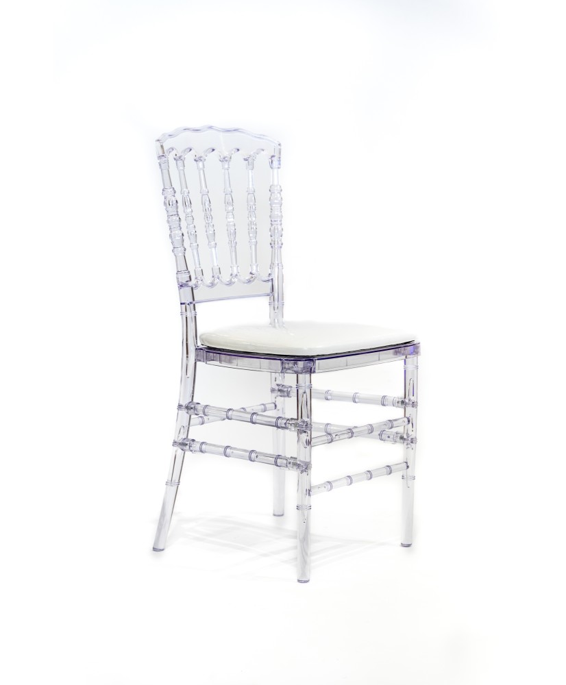 chaise napoleon plexi transparente